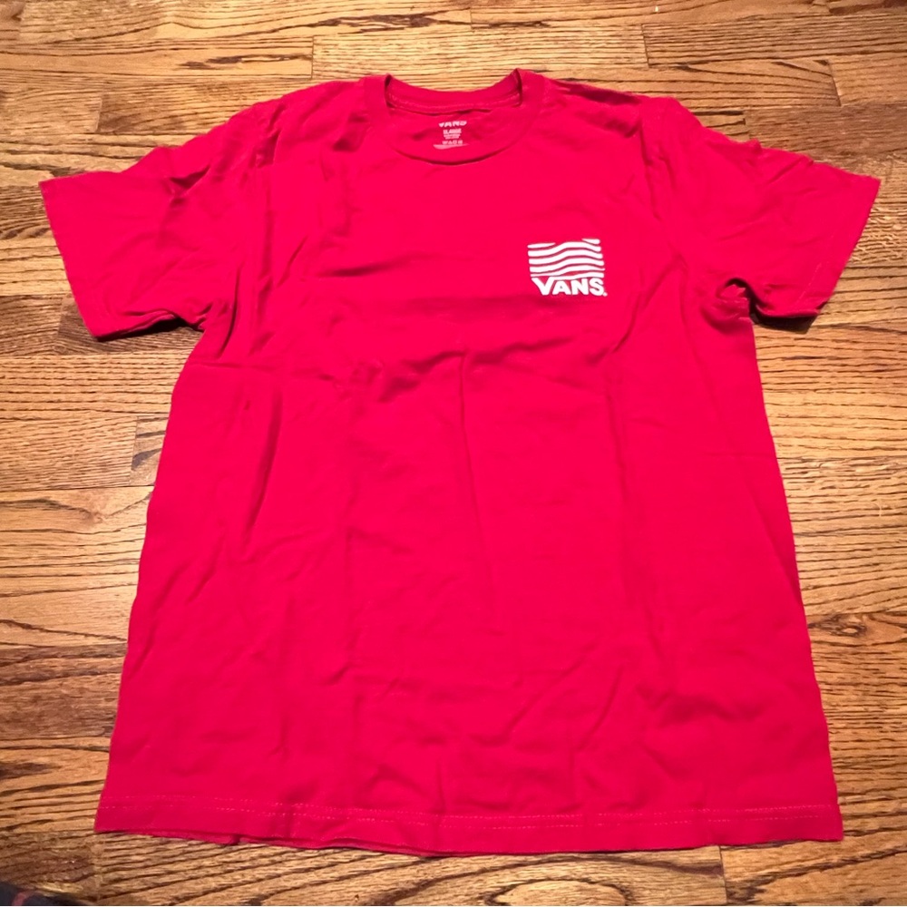 Red vans t shirt